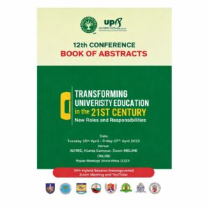 1st Conference Book of Abstracts cover